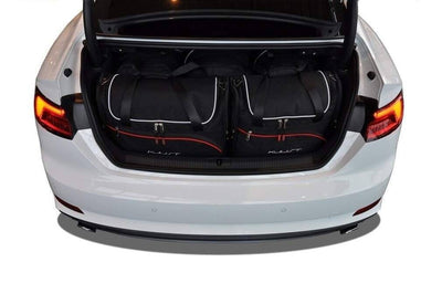 Kjust Reistassenset voor Audi A5 coupe 2017-2024 - Set van 5 Tassen met 3 Roltassen en 2 Vliegtuigtassen