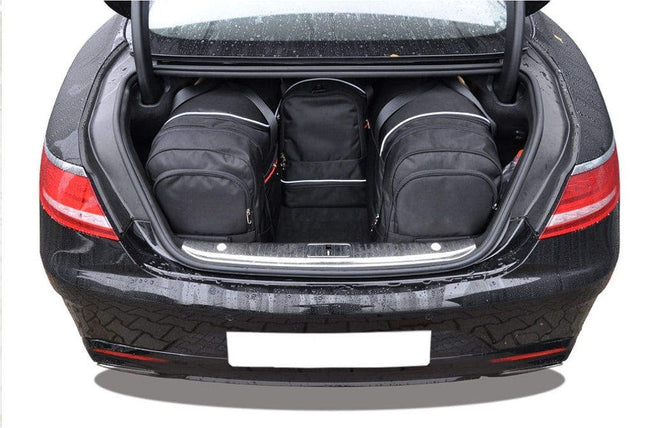 Kjust Reistassenset voor Mercedes Benz S-Klasse coupe 2014-2020 - Set van 4 Tassen met 2 Roltassen en 2 Sporttassen