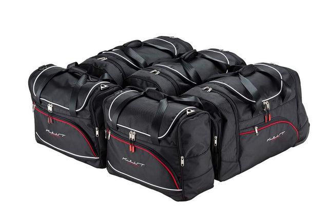Kjust Reistassenset voor Mercedes Benz GLE Coupe 2015-2019 - Set van 5 Tassen met 3 Roltassen en 2 Vliegtuigtassen