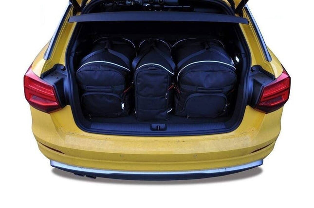 Kjust Reistassenset voor Audi Q2 vanaf 2016 - Set van 3 Tassen met 2 Roltassen en 1 Vliegtuigtas