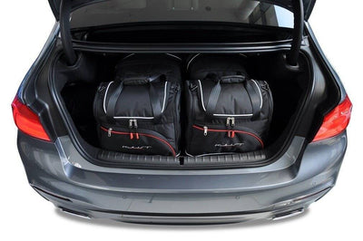 Kjust Reistassenset voor BMW 5 serie Sedan 2017-2023 - Set van 4 Tassen met 2 Roltassen en 2 Sporttassen