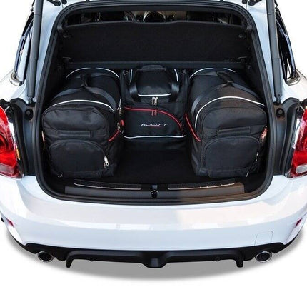 Kjust Reistassenset voor Mini Countryman 2017-2024 - Set van 4 Tassen met 2 Roltassen 1 Sporttas en 1 Vliegtuigtas