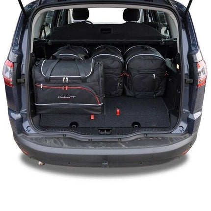 Kjust Reistassenset voor Ford S-Max 2006-2015 - Set van 5 Tassen met 3 Roltassen en 2 Sporttassen