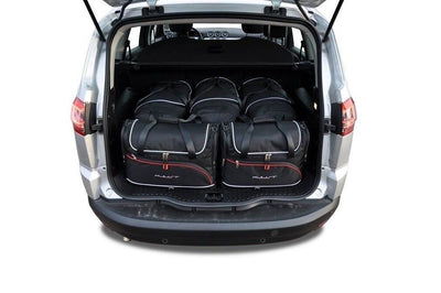 Kjust Reistassenset voor Ford S-Max 2006-2015 - Set van 5 Tassen met 3 Roltassen en 2 Vliegtuigtassen