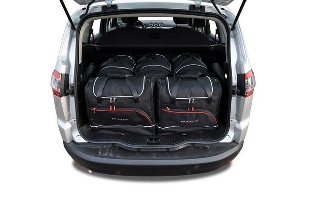 Kjust Reistassenset voor Ford S-Max 2006-2015 - Set van 5 Tassen met 3 Roltassen en 2 Sporttassen