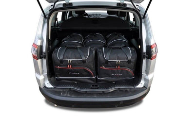 Kjust Reistassenset voor Ford S-Max 2006-2015 - Set van 5 Tassen met 3 Roltassen en 2 Sporttassen