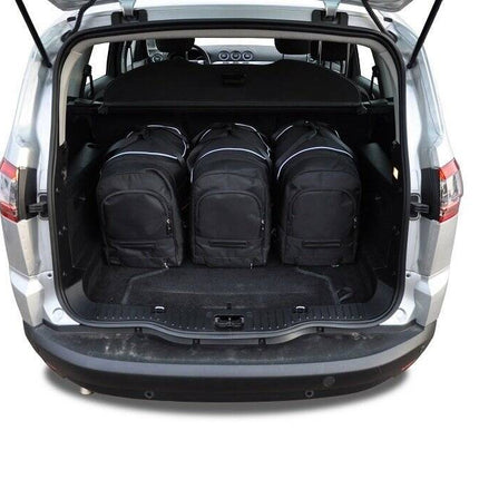 Kjust Reistassenset voor Ford S-Max 2006-2015 - Set van 5 Tassen met 3 Roltassen en 2 Sporttassen