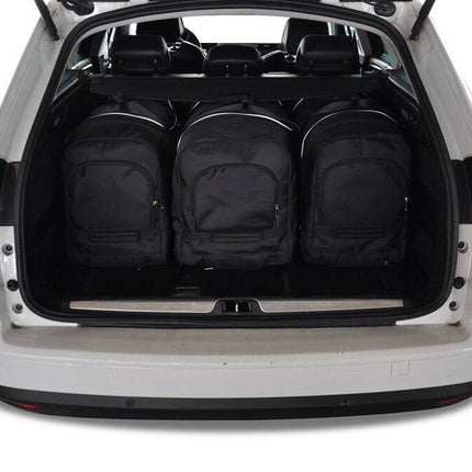Kjust Reistassenset voor Citroen C5 Tourer stationwagen 2008-2018 - Set van 5 Tassen met 3 Roltassen en 2 Vliegtuigtassen