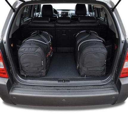 Kjust Reistassenset voor Hyundai Tucson 2003-2010 - Set van 4 Tassen met 2 Roltassen en 2 Sporttassen