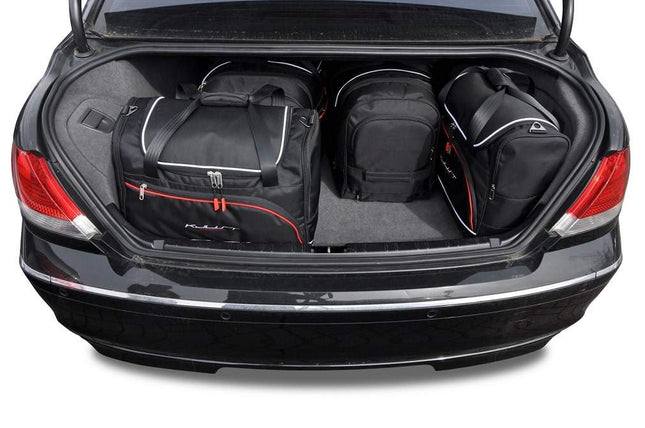 Kjust Reistassenset voor BMW 7 serie 2001-2008 - Set van 5 Tassen met 2 Roltassen 2 Sporttassen en 1 Vliegtuigtas