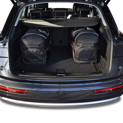 Kjust Reistassenset voor Audi Q5 2017-2024 - Set van 5 Tassen met 3 Roltassen en 2 Vliegtuigtassen