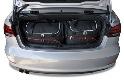 Kjust Reistassenset voor Audi A3 cabrio 2013-2020 - Set van 4 Tassen met 4 Vliegtuigtassen
