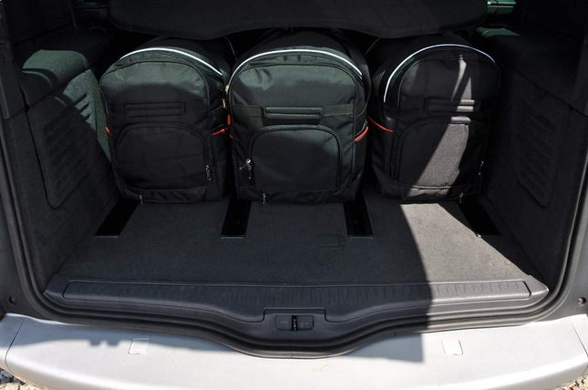 Kjust Reistassenset voor Renault Espace 2003-2015 - Set van 5 Tassen met 3 Roltassen en 2 Sporttassen