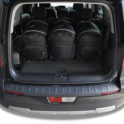 Kjust Reistassenset voor Chevrolet Orlando 2011-2018 - Set van 5 Tassen met 3 Roltassen en 2 Vliegtuigtassen
