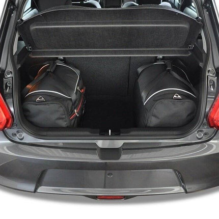 Kjust Reistassenset voor Suzuki Swift Sport 5-deurs vanaf 2017 - Set van 3 Tassen met 3 Sporttassen