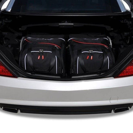 Kjust Reistassenset voor Mercedes Benz SLK 2011-2016 - Set van 2 Tassen met 2 Sporttassen