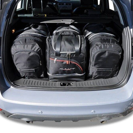 Kjust Reistassenset voor Ford Kuga 2008-2013 - Set van 4 Tassen met 2 Roltassen en 2 Sporttassen
