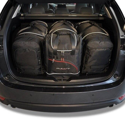 Kjust Reistassenset voor Mazda CX-5 Vanaf 2017 - Set van 4 Tassen met 3 Roltassen en 1 Sporttas