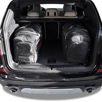 Kjust Reistassenset voor BMW X3 2018-2024 - Set van 4 Tassen met 3 Roltassen en 1 Vliegtuigtas