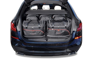 Kjust Reistassenset voor BMW 6 serie GT 2017-2024 - Set van 5 Tassen met 3 Roltassen en 2 Vliegtuigtassen