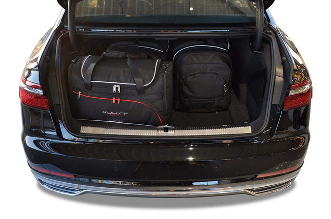 Kjust Reistassenset voor Audi A8 Sedan vanaf 2018 - Set van 4 Tassen met 2 Roltassen en 2 Sporttassen