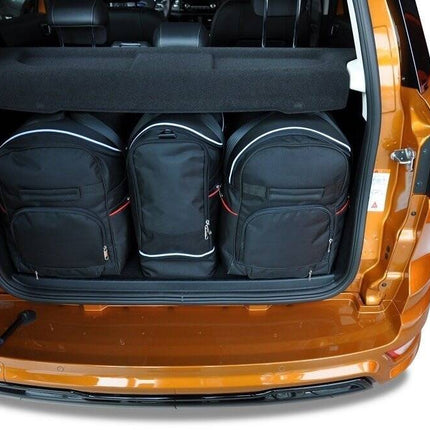 Kjust Reistassenset voor Ford Ecosport 2018-2023 - Set van 3 Tassen met 2 Roltassen en 1 Sporttas