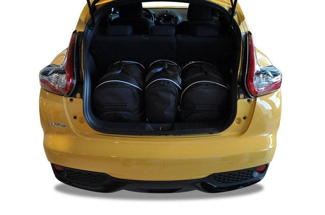 Kjust Reistassenset voor Nissan Juke 2010-2019 - Set van 3 Tassen met 2 Roltassen en 1 Sporttas