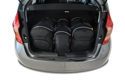 Kjust Reistassenset voor Nissan Note 5-deurs 2013-2020 - Set van 3 Tassen met 2 Roltassen en 1 Sporttas