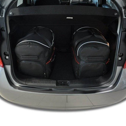 Kjust Reistassenset voor Nissan Note 5-deurs 2013-2020 - Set van 3 Tassen met 2 Roltassen en 1 Sporttas