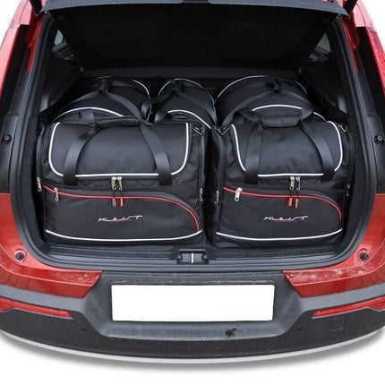 Kjust Reistassenset voor Volvo XC40 2018-2024 - Set van 5 Tassen met 2 Roltassen en 3 Vliegtuigtassen