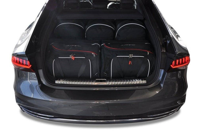 Kjust Reistassenset voor Audi A7 Sportback vanaf 2018 - Set van 5 Tassen met 3 Roltassen en 2 Sporttassen
