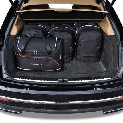 Kjust Reistassenset voor Bentley Bentayga Vanaf 2015 - Set van 5 Tassen met 3 Roltassen en 2 Vliegtuigtassen
