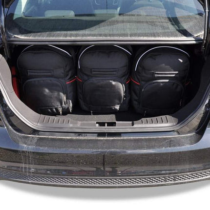 Kjust Reistassenset voor Ford Focus Sedan 2011-2014 - Set van 5 Tassen met 3 Roltassen en 2 Vliegtuigtassen