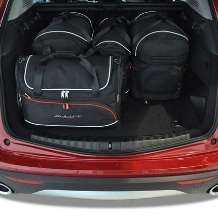 Kjust Reistassenset voor Alfa Romeo Stelvio vanaf 2017 - Set van 5 Tassen met 2 Roltassen 1 Sporttas en 2 Vliegtuigtassen