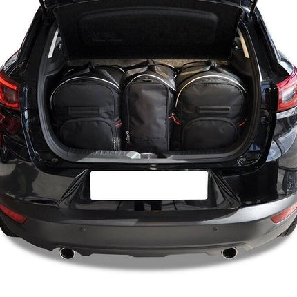Kjust Reistassenset voor Mazda CX-3 vanaf 2015 - Set van 3 Tassen met 2 Roltassen en 1 Sporttas
