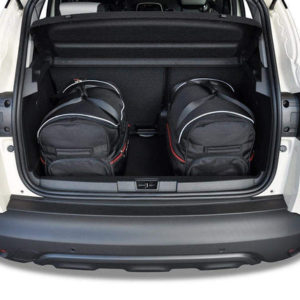 Kjust Reistassenset voor Renault Captur 2013-2019 - Set van 3 Tassen met 2 Roltassen en 1 Sporttas