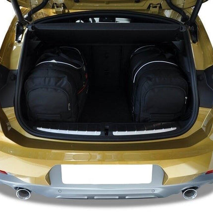 Kjust Reistassenset voor BMW X2 2018-2023 - Set van 4 Tassen met 2 Roltassen 1 Sporttas en 1 Vliegtuigtas