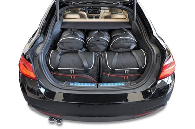 Kjust Reistassenset voor BMW 4 serie Gran coupe 2014-2021 - Set van 5 Tassen met 2 Roltassen 1 Sporttas en 2 Vliegtuigtassen