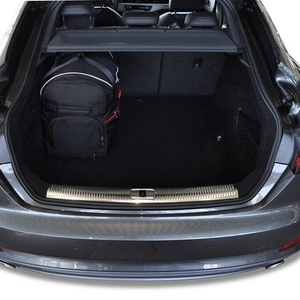 Kjust Reistassenset voor Audi A5 Sportback 2017-2024 - Set van 5 Tassen met 2 Roltassen 1 Sporttas en 2 Vliegtuigtassen