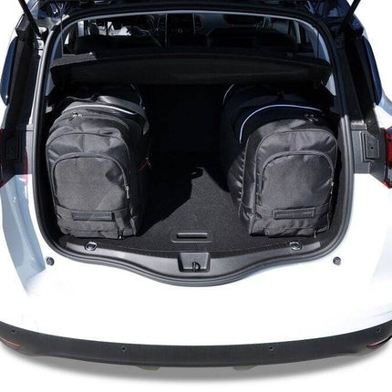 Kjust Reistassenset voor Renault Scenic 2017-2021 - Set van 4 Tassen met 2 Roltassen en 2 Sporttassen