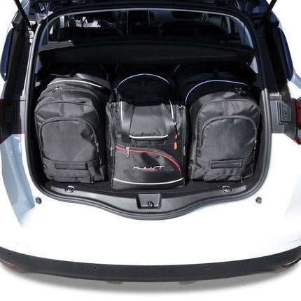 Kjust Reistassenset voor Renault Scenic 2017-2021 - Set van 4 Tassen met 2 Roltassen en 2 Sporttassen