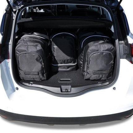 Kjust Reistassenset voor Renault Scenic 2017-2021 - Set van 4 Tassen met 2 Roltassen en 2 Sporttassen