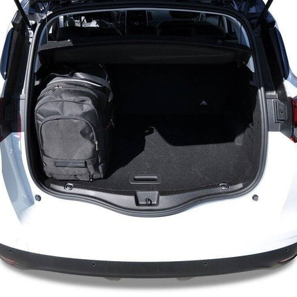 Kjust Reistassenset voor Renault Scenic 2017-2021 - Set van 4 Tassen met 2 Roltassen 1 Sporttas en 1 Vliegtuigtas