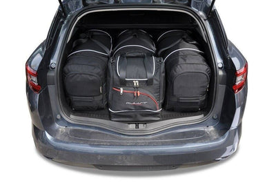 Kjust Reistassenset voor Renault Megane Sport Tourer 2016-2022 - Set van 4 Tassen met 3 Roltassen en 1 Sporttas