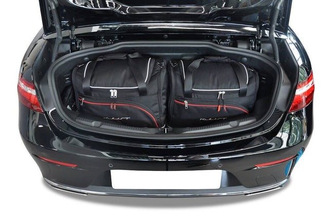 Kjust Reistassenset voor Mercedes Benz E-Klasse cabrio 2010-2017 - Set van 4 Tassen met 2 Sporttassen en 2 Vliegtuigtassen