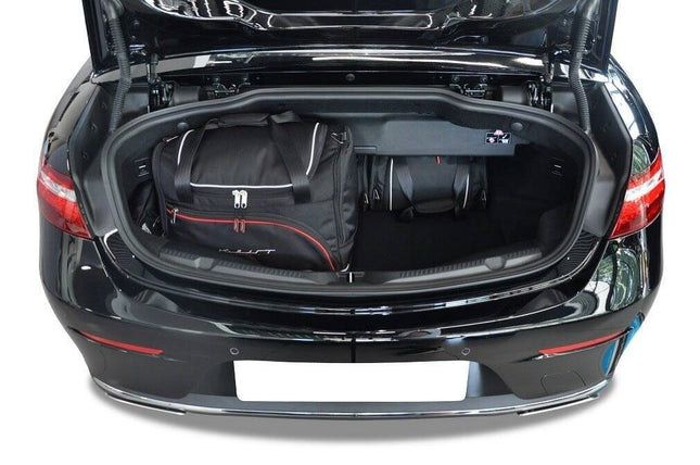 Kjust Reistassenset voor Mercedes Benz E-Klasse cabrio 2010-2017 - Set van 4 Tassen met 2 Sporttassen en 2 Vliegtuigtassen