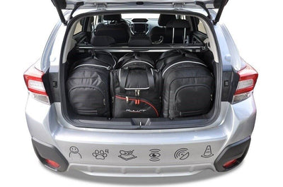 Kjust Reistassenset voor Subaru XV 2017-2021 - Set van 4 Tassen met 2 Roltassen 1 Sporttas en 1 Vliegtuigtas
