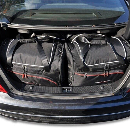 Kjust Reistassenset voor Mercedes Benz C-Klasse coupe 2011-2016 - Set van 4 Tassen met 2 Roltassen en 2 Sporttassen