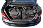 Kjust Reistassenset voor Mercedes Benz C-Klasse coupe 2011-2016 - Set van 4 Tassen met 2 Roltassen en 2 Sporttassen