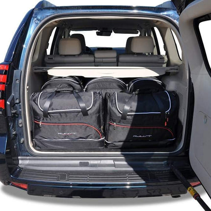 Kjust Reistassenset voor Toyota Land Cruiser 5-deurs vanaf 2018 - Set van 5 Tassen met 3 Roltassen en 2 Sporttassen